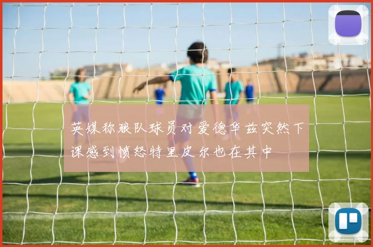 英媒称狼队球员对爱德华兹突然下课感到愤怒特里皮尔也在其中